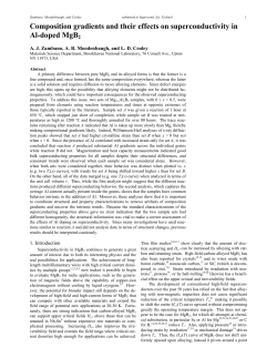 Composition gradients and their effects on superconductivity in Al
