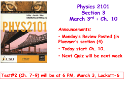 Lecture15 - LSU Physics