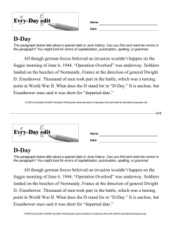 D-Day - Education World
