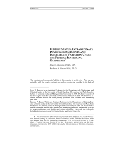 ELDERLY STATUS, EXTRAORDINARY PHYSICAL IMPAIRMENTS