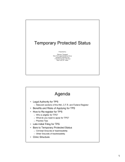 Temporary Protected Status - New York Legal Assistance Group
