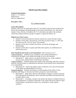 MSUB Lesson Plan Template