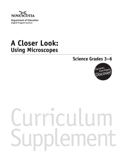A Closer Look - NS Department of Education