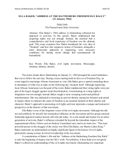 Orth Interpretive Essay