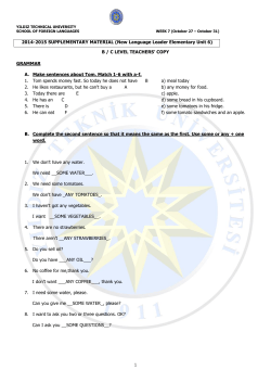 New Language Leader Elementary Unit 6