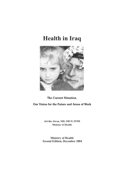 Health in Iraq - World Health Organization