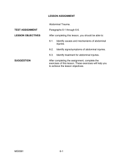 Abdominal Trauma