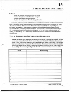 IS THERE ANYBODY OUTTHERE?