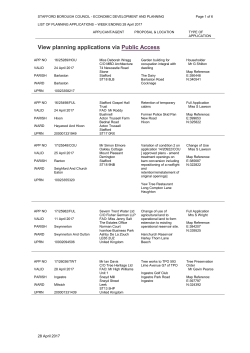 28 April 2017 - Stafford Borough Council