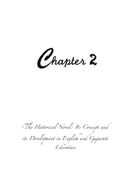 A Comparative Study of the Major Historical Novels of Sir Walter
