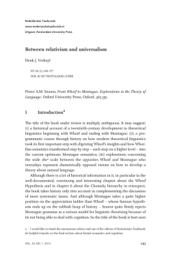 Between relativism and universalism