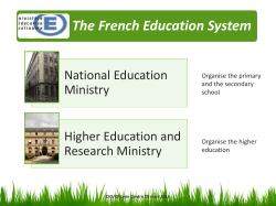 The French Education System