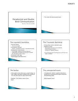 Once upon a time there was a small village. In that village there was