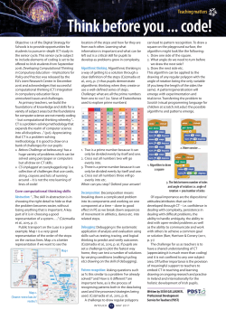 Think before you...code! - PDST