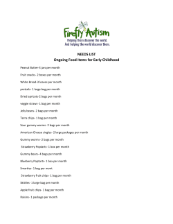 our early childhood food related wishlist