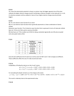 Q 12-6 Yes. Since the electrostatic potential is shown as contour