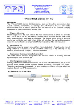 TPS uniPROBE Bromide (Br ) ISE