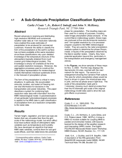 A Sub-Gridscale Precipitation Classification System