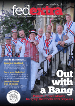 Priston Jubilee Morris hang up their bells after 39 years