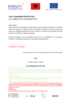 Law on Consumer Protection