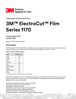 PB 1170 3M&trade; ElectroCut&trade; Film Series 1170