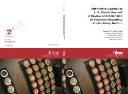 Alternative Capital for US Credit Unions? A Review and Extension of