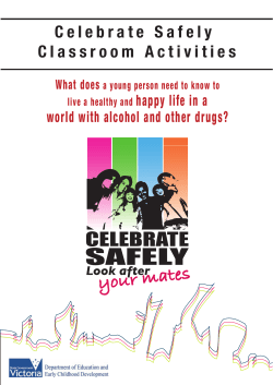 Celebrate Safely Classroom Materials (PDF