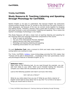 Teaching Listening and Speaking