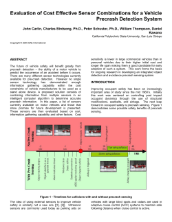 Evaluation of Cost Effective Sensor Combinations for a