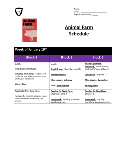 Animal Farm - MSK Moodle