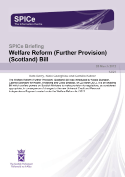 SPICe Briefing - Scottish Parliament