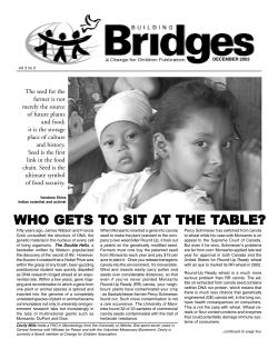 Building Bridges Winter 2003