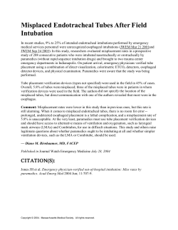 Obesity Makes Intubation More Difficult