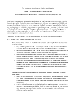 Sarah Ball Johnson &ndash; Colorado Springs