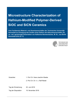 Microstructure Characterization of Hafnium-Modified