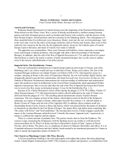 Rococo Architecture: Austria and Germany