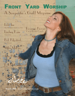 A Songwriter`s Guild Magazine