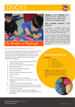 The Benefits of Playdough