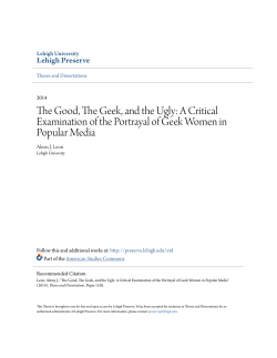 The Good, The Geek, and the Ugly