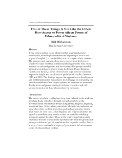 One of These Things Is Not Like the Other