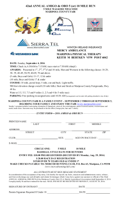 Amigo de Oro - Merced Running Club