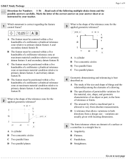 Which statement is correct regarding the feature control frame? A