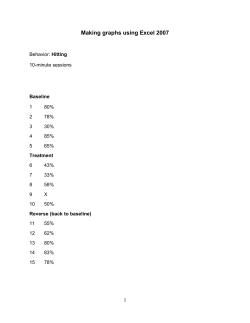 Making graphs using Excel 2007