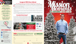 Newsletter December 2015 - Downtown Rescue Mission