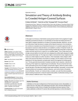 Simulation and Theory of Antibody Binding to Crowded Antigen