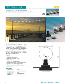 LED Globe Light - National Specialty Lighting