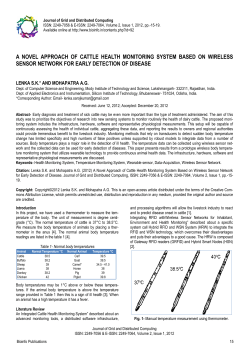a novel approach of cattle health monitoring system based on