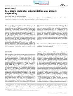 Gene-specific transcription activation via long