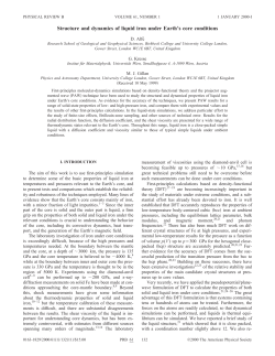 Structure and dynamics of liquid iron under Earth`s core
