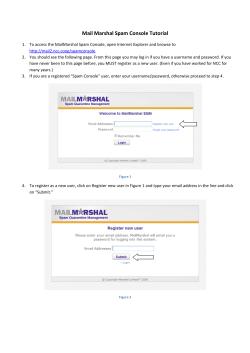 Spam Console Tutorial